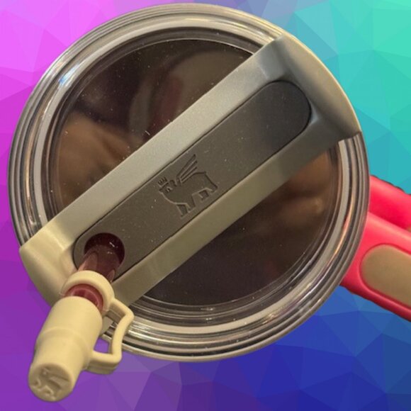 🌸 Stanley 40 oz Quencher – Pink – New Lid, New Straw, Boot & Straw Topper 🌸 - Picture 3 of 6